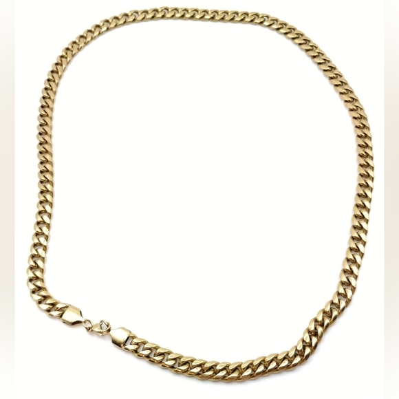 Gold Chain Necklace 24" - Picture 2 of 4